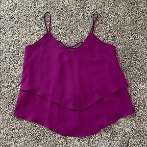 🎉HP 11/2🎉Francesca’s Collections Size S Sheer Tank Top